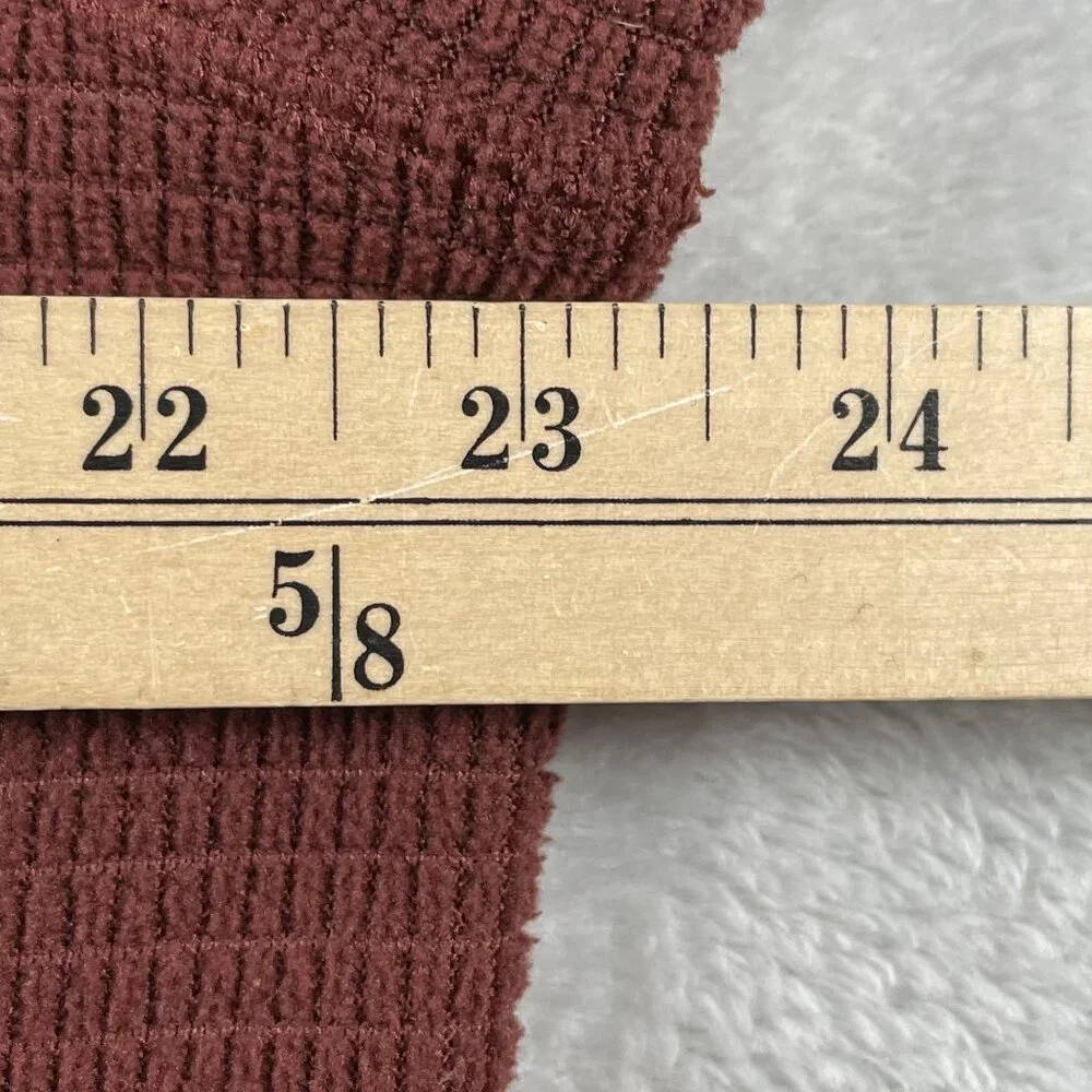 the North Face Fleece Mens Large‎ Rust 1/2 Zip Waffle